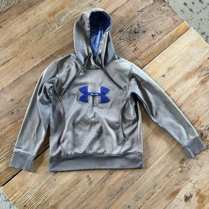 Under Armour Gray Hoodie Sweater Sz Small